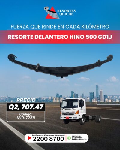 RESORTE DELANTERO HINO