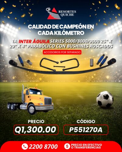 1a INTER AGUILA SERIES 5000/8000/9000 25" X 29" X 4"